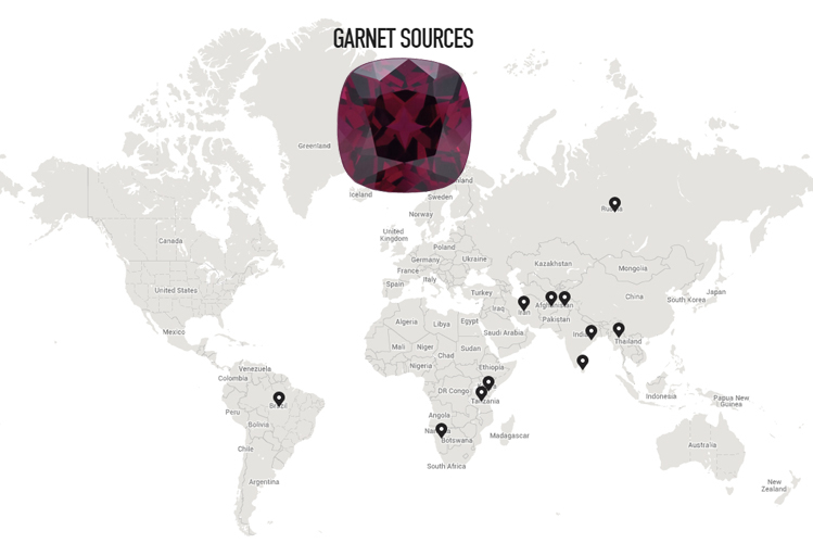 Where is Garnet Found? - Knox Jewelers