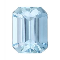 Aquamarine Emerald 1.55 carat Blue Photo