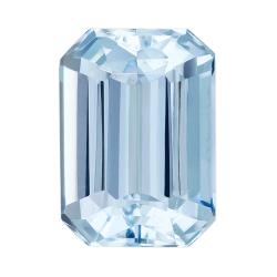 Aquamarine Emerald 0.80 carat Blue Photo