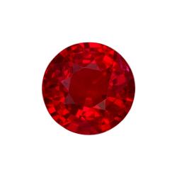 Ruby Round 0.68 carat Red Photo