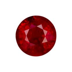 Ruby Round 0.65 carat Red Photo