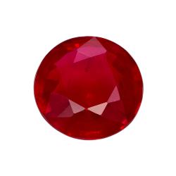 Ruby Round 0.55 carat Red Photo