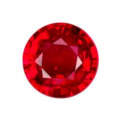 Ruby Round 0.67 carat Red Photo