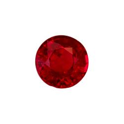 Ruby Round 0.62 carat Red Photo