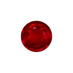 Ruby Round 0.70 carat Red Photo