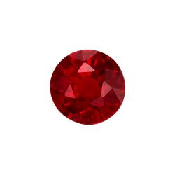 Ruby Round 0.63 carat Red Photo