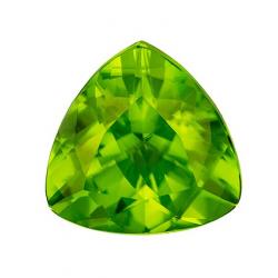 Peridot Trillion 3.35 carat Green Photo