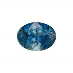 Sapphire Oval 0.99 carat Blue Green Photo