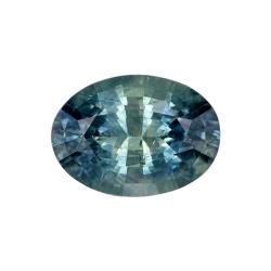 Sapphire Oval 1.04 carat Green Photo