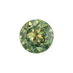 Sapphire Round 0.83 carat Green Photo