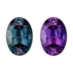 Alexandrite Oval 0.67 carat Purple/Green Photo