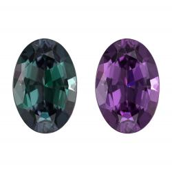 Alexandrite Oval 0.64 carat Purple/Green Photo