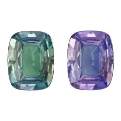 Alexandrite Cushion 0.58 carat Purple/Green Photo