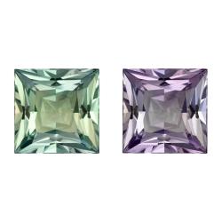 Alexandrite Square 0.39 carat Purple/Green Photo