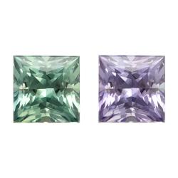 Alexandrite Square 0.44 carat Purple/Green Photo