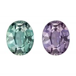 Alexandrite Oval 0.42 carat Purple/Green Photo