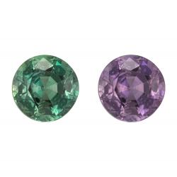 Alexandrite Round 0.35 carat Purple/Green Photo