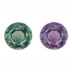 Alexandrite Round 0.36 carat Purple/Green Photo