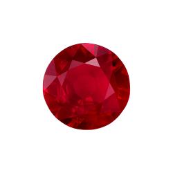 Ruby Round 0.71 carat Red Photo