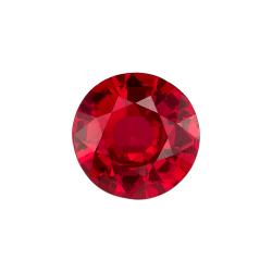 Ruby Round 0.65 carat Red Photo