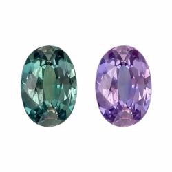 Alexandrite Oval 0.37 carat Purple/Green Photo