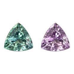 Alexandrite Trillion 0.54 carat Purple/Green Photo