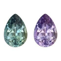 Alexandrite Pear 0.61 carat Purple/Green Photo