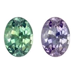 Alexandrite Oval 0.58 carat Purple/Green Photo