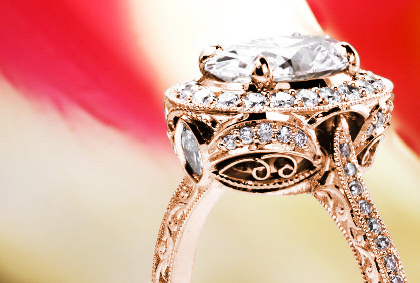 Popular Vintage Inspired Engagement Rings on Pinterest by Harold Stevens